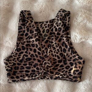 Leopard Print Women's Top